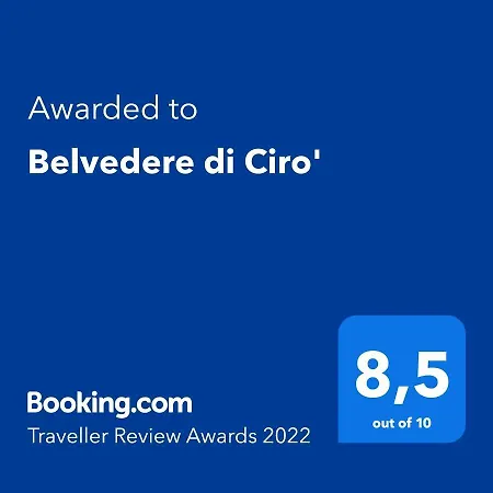 Belvedere Di Ciro' Couette-café Ciro